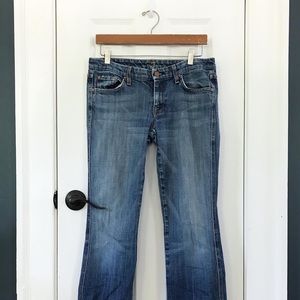 Low Rise Denim Blue Jeans